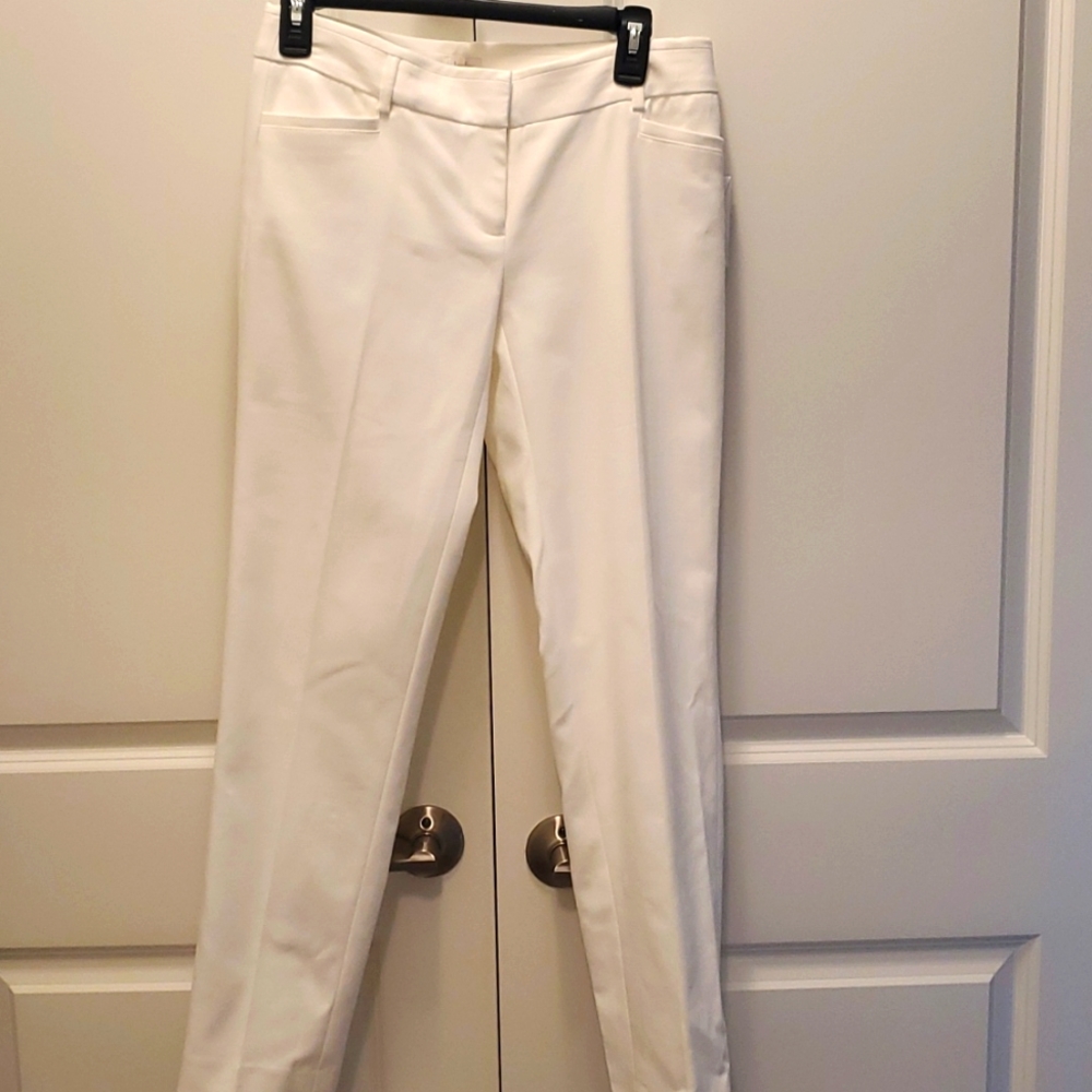 White straight leg pants - Laundry by Shelli Segal